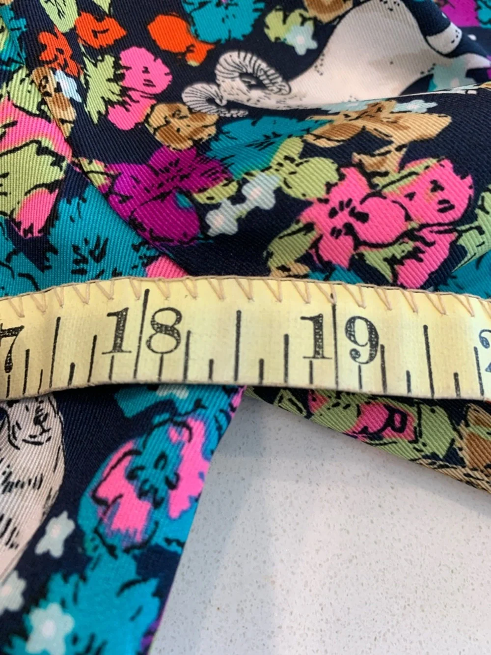 J. Crew Teal Floral “ Grazing Goats”  Long Sleeve Shirt Dress with Belt 0 NWOT